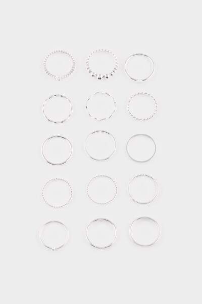 DeFacto Women's 15-Piece Ring Set H0798Axns