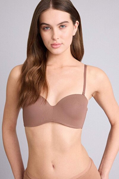 DeFacto Micro Covered Half Padded Wired Strapless Bra Y3730Az26Sp