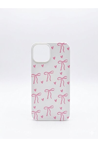 YILMAZBALKANAS حافظة آيفون 13-14 باللون الأبيض د منقوش