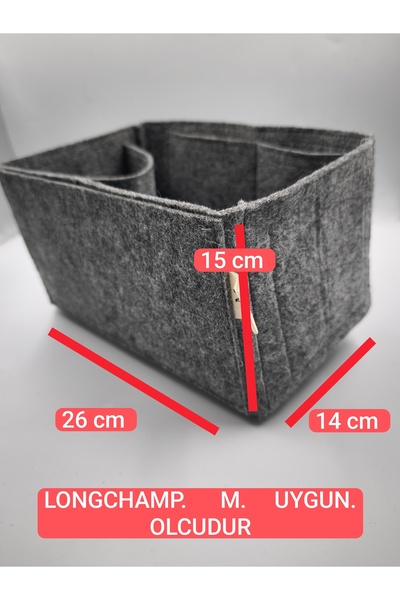 Marjinal Long.. m Canta Icin Tek Suluklu Dark Gray 26 X 15 X 14 Dimensions (L...