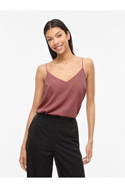 VILA Trägertop VIMATHILDE V-Ausschnitt