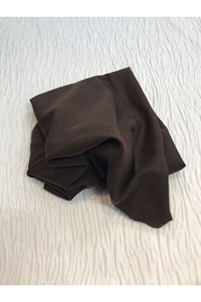 Yiğit Kumaş Kumlu Krep Kumaş, Parça 100x150 cm - Kahverengi