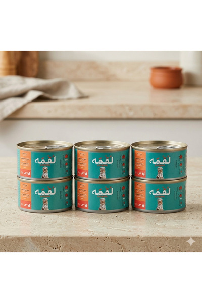 Loqma طعام رطب للقطط البالغة - قطع الدجاج والتونة في المرق - 510 جم (6 علب × ...
