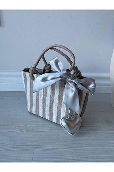 na nura collection Vizon cu dungi in Charmuri inimă pentru femei și geantă de...