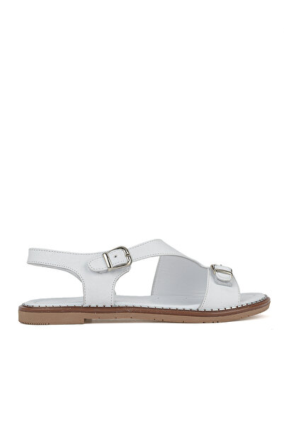 Ziya , Women's Genuine Leather Sandals 1611020Z5407 White