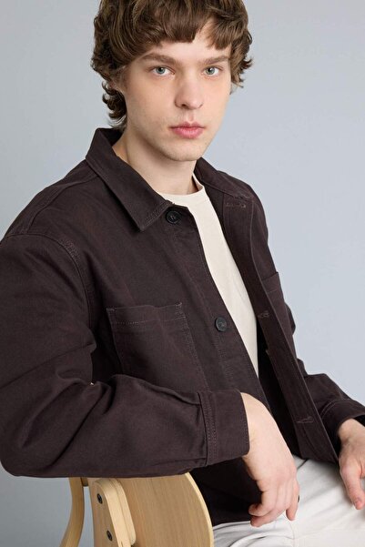 DeFacto Relax Fıt Pamuklu Ceket H0109AX26SP