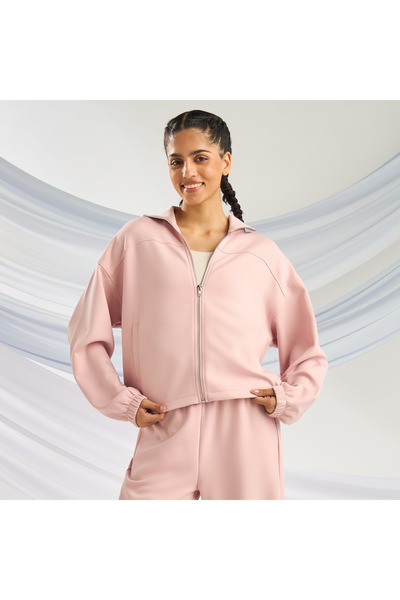 Generic جاكيت قماش مودال مغسول بالرمل