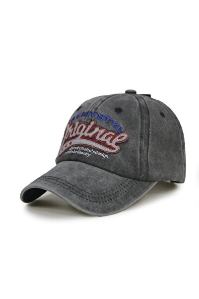 LUCEA Vintage Yıkamalı original Nakışlı Baseball Şapka – Unisex Ayarlanabilir...