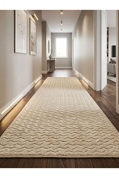 Sarar Diamond Kahverengi Kaymaz Taban Jel Halı