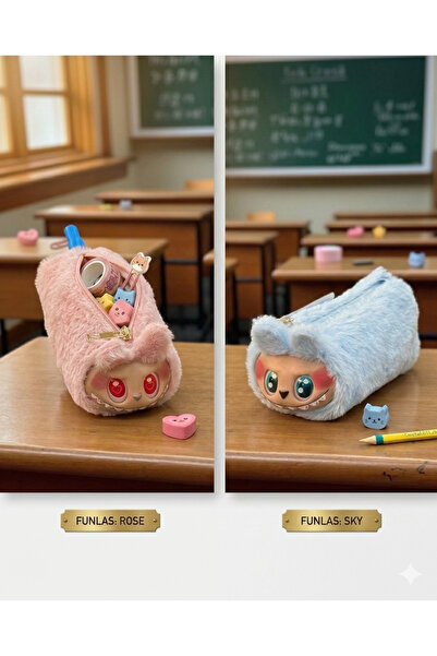 Labubu anahtarlık ve kalemlik birlikte yeni model oyuncak Peluş