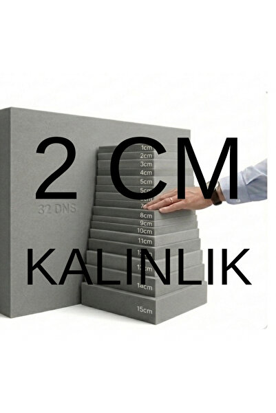 Simidil Design 32 DNS Sert Gri Sünger 70x120 cm - Bebek Yatağı, Park yatak ve...