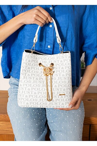 ÇANTAM GELSİN Just Polo Women's 3-Compartment Adjustable Long Strap Handbag a...