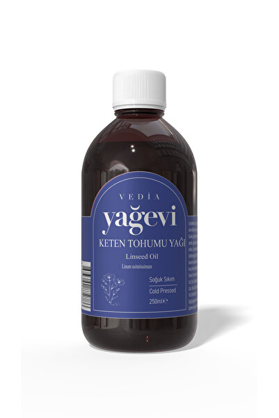 Yağevi Soğuk Sıkım Keten Tohumu Yağı 100 ml %100 Saf