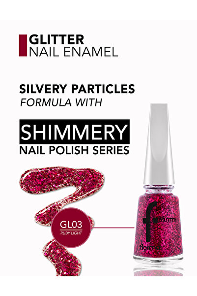 Flormar طلاء أظافر لامع جليتر من فلورمار