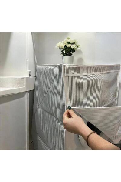 ozbience Fermuarlı Çamaşır Makinesi Örtüsü, Toz ve Nem Koruma, Yıkanabilir Kılıf