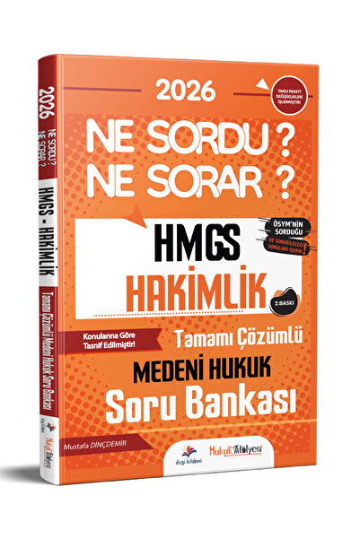 Dizgi Kitap 2026 Hukuk Atölyesi HMGS Hakimlik Ne Sordu Ne Sorar Medeni Hukuk ...