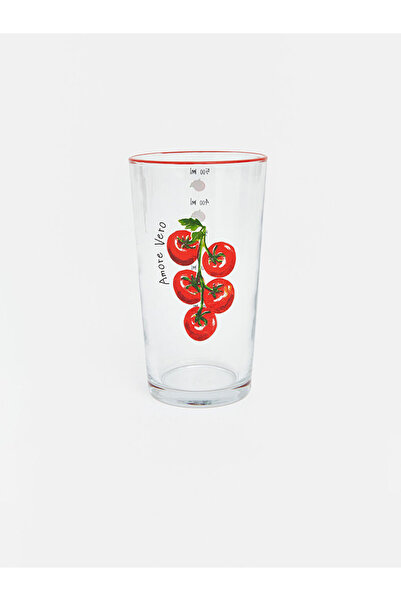 LC Waikiki Mixed Tomato Printed Glass Water Cup 570 ml