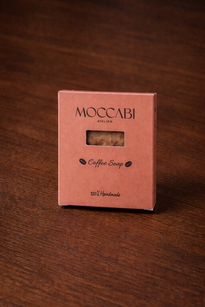 Moccabi Atelier Coffee Soap - Handmade, Exfoliating Effect