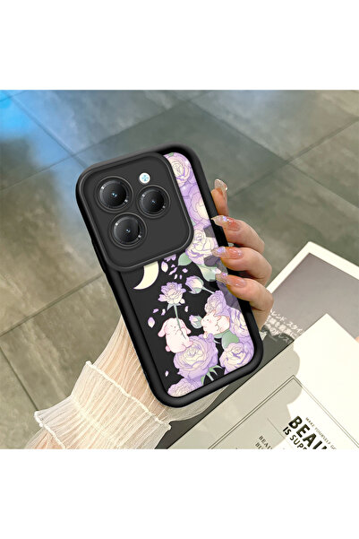 ucuc حافظة سيليكون سوداء متوافقة مع هاتف Infinix Hot 40/40 Pro، مقاومة للصدما...