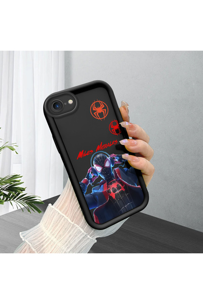ucuc iPhone 7/8/SE 2020 2022 Uyumlu Siyah Silikon Kılıf Darbeye Dayanıklı Kam...