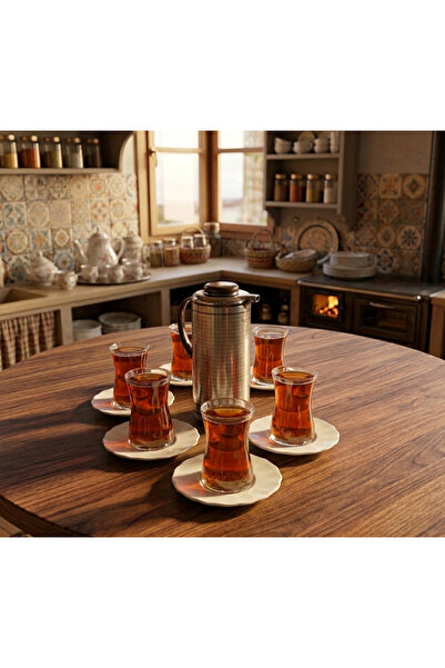AR HOME 13 Pcs Tea set-with Thermos