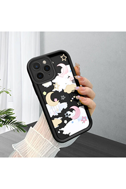 ucuc حافظة سيليكون سوداء متوافقة مع هاتف iPhone 11 Pro Max، مقاومة للصدمات، م...