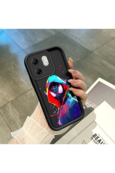 ucuc حافظة سيليكون سوداء متوافقة مع هاتف Infinix Hot 50i، مقاومة للصدمات مع ح...