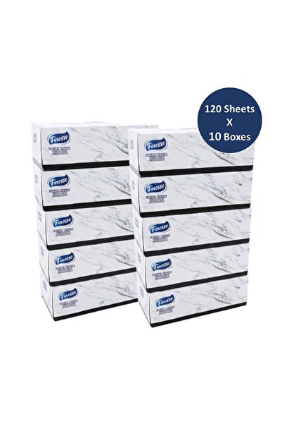 Finesse Daily Care Facial Tissue Pack of 10 Boxes X 2 Ply