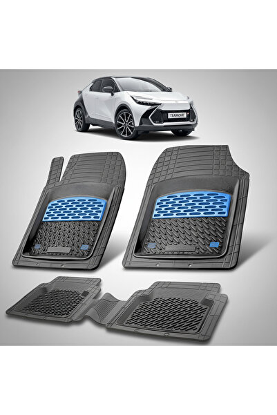 TEAMCAR Πατάκια Συμπαγής συμβατά με Toyota C-HR AX20 για SUV 2023-2024 | Μπλε