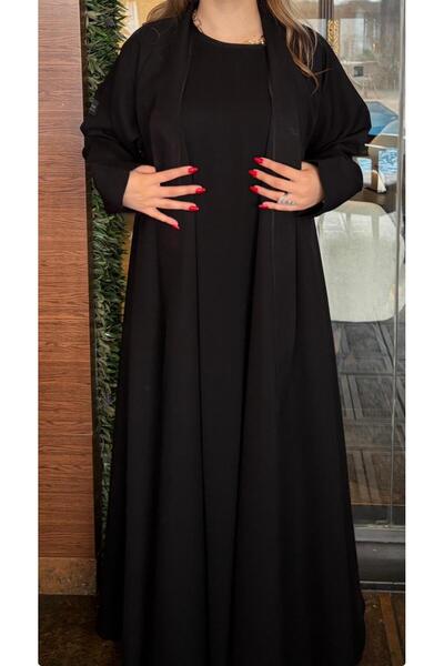 Shadan Art Asil double-layered abaya, Lamar standing