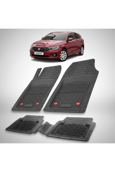 TEAMCAR Covorase Fiat Tipo Compatibile Egea Hatchback 2016-2020 | Black