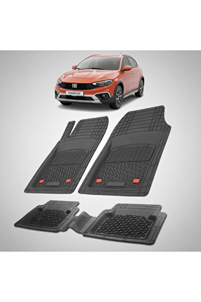 TEAMCAR Συμβατά πατάκια δαπέδου Fiat Tipo Egea Cross (Hatchback) 2020-2026 | ...