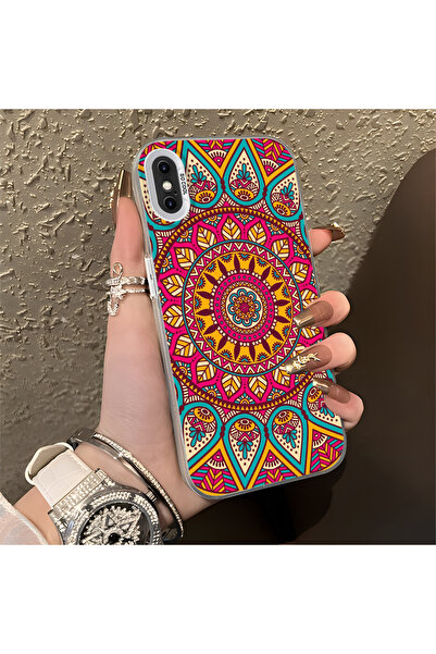 Hontinga iPhone X Compatible Silicone Edge Hard Back Anti-Fall Phone Case Far...