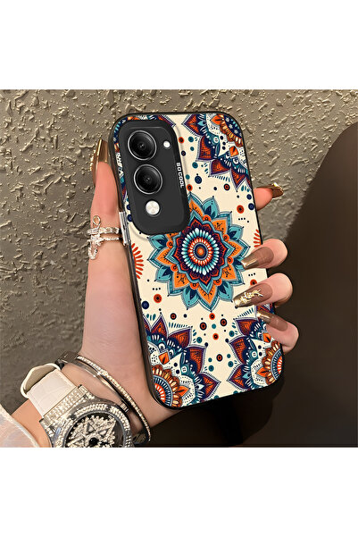 Hontinga حافظة هاتف Vivo Y29S متوافقة مع الحواف السيليكونية الصلبة والمضادة ل...