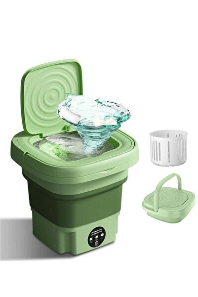 Arabest غسالة قابلة للطي، سعة 8 لتر، 3 أوضاع، مناسبة للشقق، غرف النوم، السفر،...