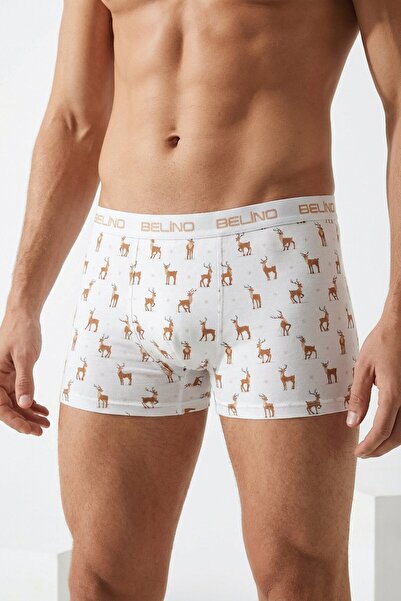 BELİNOPLUS Desenli Erkek Boxer- deer charm