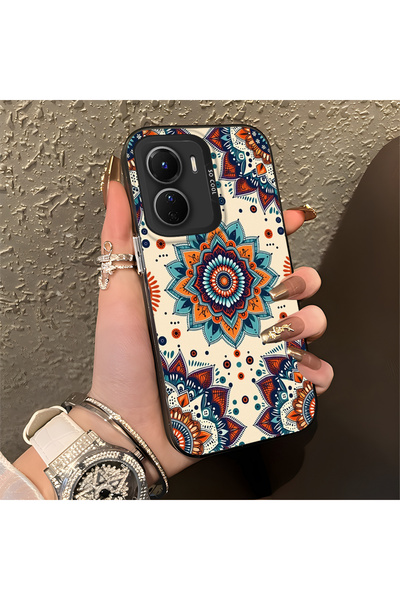 Hontinga حافظة هاتف Vivo Y16 متوافقة مع الحواف السيليكونية الصلبة والمضادة لل...