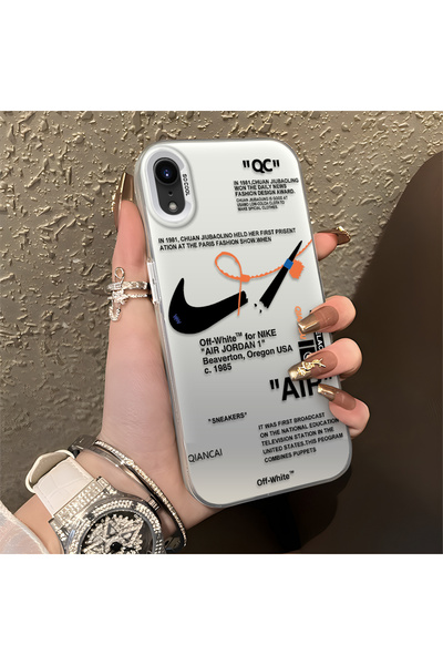 Hontinga iPhone Xr Compatible Silicone Edge Hard Back Anti-Fall Phone Case Ai...