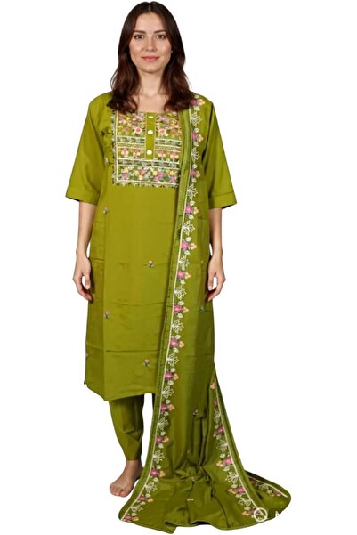 Generic Women's Salwar Kameez with Dupatta, Traditional Indian Pakistani Ethn...