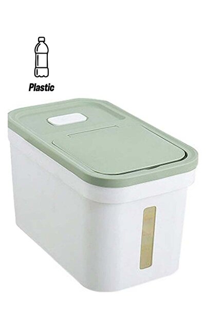 Arabest Sealed Household Rice Storage Box(Matcha Green)