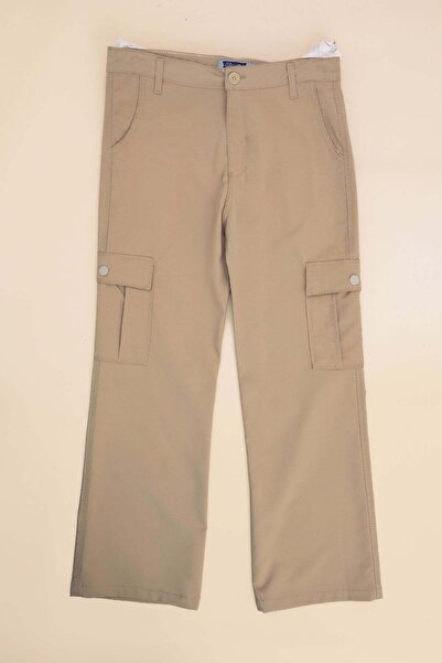 Fulla Moda Kargo džep Devojčičke pantalone sa zatvaračem