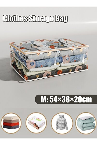 Generic M/L/XL Clothes Storage Bag Clothes Storage Organizer Zipper Clothes S...
