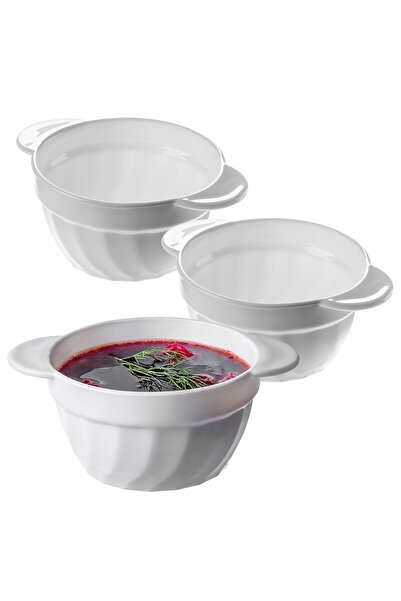 KADAX Boluri pentru supă 650 ml Boluri pentru supă Boluri pentru supă Alb Set...