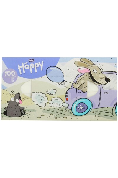 Bella Baby Happy Set of 6 x 100 Universal Paper Handkerchiefs Bella Baby Happ...