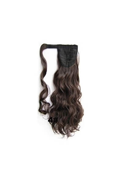 BSMBIOO Curly Hair Ponytail Wig Brown