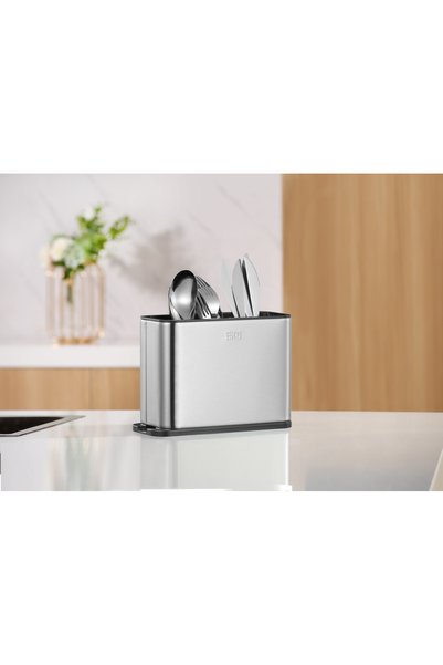 ORCHID EKO STAINLESS STEEL REGAL KITCHEN UTENSILS STORAGE STAND