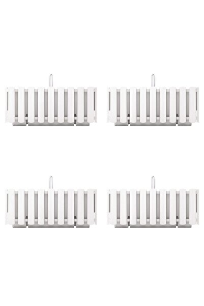 Prosperplast Set 4 jardiniere decorative cu suport metalic, sistem irigare,​​...