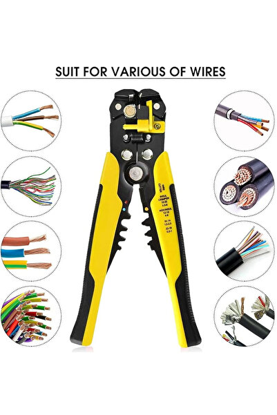 Generic 3-in-1 Wire Stripper and Crimper - Multifunctional for stripping, cut...