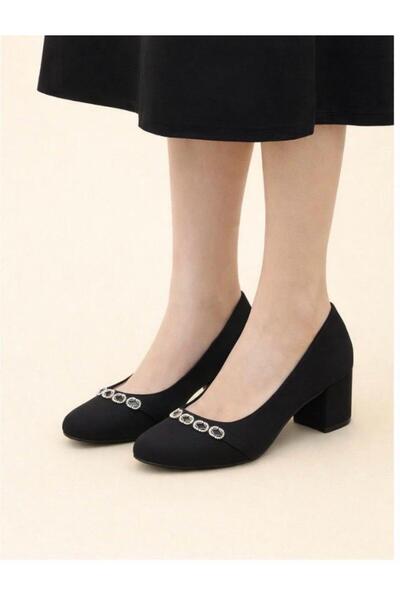 TRENDYSHOSE 6701 حذاء بكعب عريض مريح للنساء حذاء بكعب