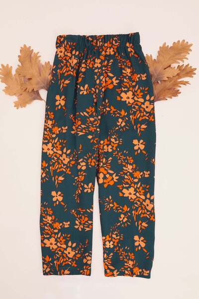 Fulla Moda Sa deznom Dečije pantalone sa elastičnim strukom